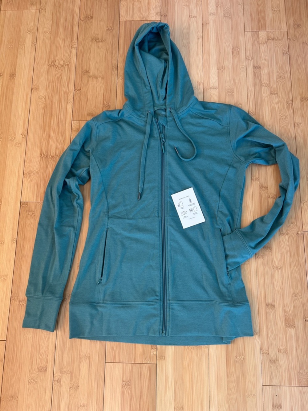 Woolx Ryann Merino Wool-Blend Travel Hoodie NWT